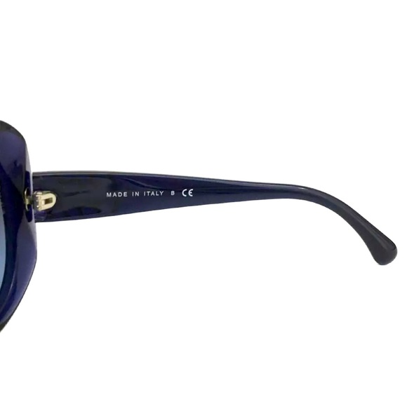 Chanel Blue Sunglasses, 100% Authentic - Picture 7 of 8